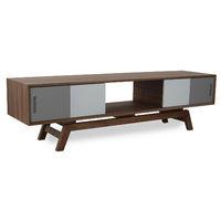 Stone Butterfly Walnut TV Unit Grey