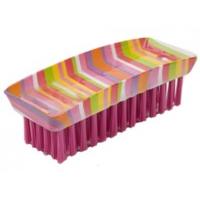 Striped Oblong Shaped Scrubbing Brush