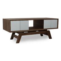 Stone Butterfly Walnut Small TV Unit Grey