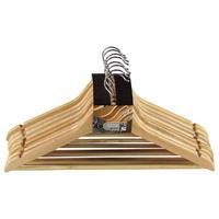 Stanford Home 8 Pack Wooden Hangers