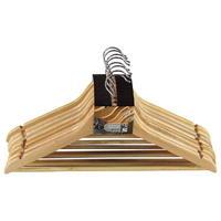 stanford home 8 pack wooden hangers