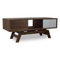 Stone Butterfly Walnut Small TV Unit Walnut and Grey