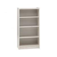 steens white 4 shelf bookcase