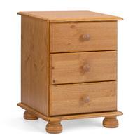 Steens Richmond 3 Drawer Bedside in Pine