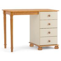 Steens Richmond Single Dressing Table in Cream and Pine