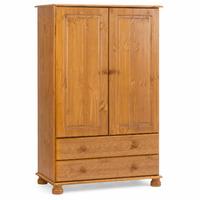 steens richmond 2 door combi wardrobe in pine