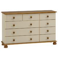 Steens Richmond 2 plus 3 plus 4 Drawer Chest in Cream and Pine