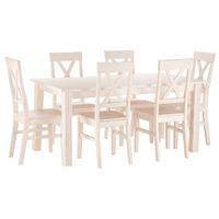 Steens Monaco Extending Dining Table and 6 Chairs