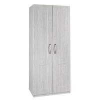 Staccato Tall 2 Door Wardrobe White Avola