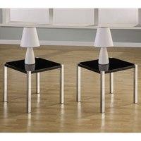 Stefan Lamp Table In Hgh Gloss Black