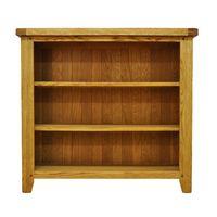 stamford 3 shelf small wide bookcase