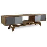 stone butterfly oak tv unit grey