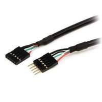 startech 18 inch internal 5 pin usb idc motherboard header cable mf
