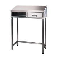 stainless steel desk units 1 drawer