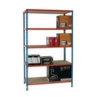 standard duty painted orange shelf unit height mm 2000 shelf size 1200 ...