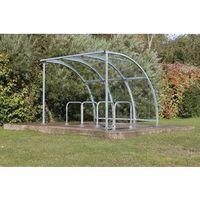 stratford cycle shelter main bay galvanised steel