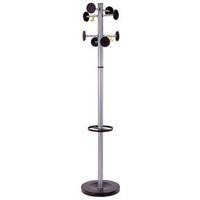 stan 8xl hook coat umbrella stand silver