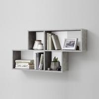 Stella Wall Mounted Display Shelf In White And Light Atelier