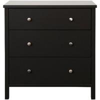 steens stockholm 3 drawer chest in coffee