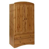 stockholm pine 2 door 2 drawer combi robe