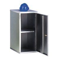 STAINLESS STEEL CABINET 1 SHELF 600 X 450 X 300