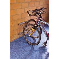STAGGERED CYCLE HEIGHT RACK - 2 BIKES - ZINC PLATED