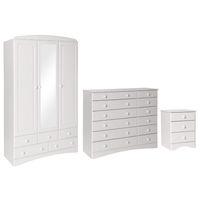 stockholm 3 door 5 drawer robe with mirror 3 drawer bedside and 6 plus ...