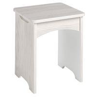 Staccato Dressing Table Stool WhiteAvola