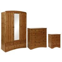 stockholm 3 door 5 drawer robe with mirror 3 drawer bedside and 2 plus ...