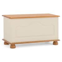 Steens Richmond Ottoman in Cream and Pine