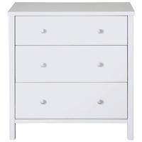 steens stockholm 3 drawer chest in white