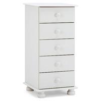 Steens Richmond 5 Drawer Chest in White