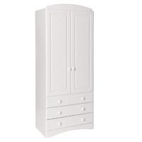 stockholm white 2 door 3 drawer robe