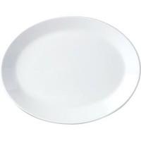 Steelite V0028 Simplicity Oval Coupe Dish, White (Pack of 12)