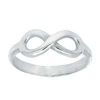 Sterling Silver Infinity Design Ring