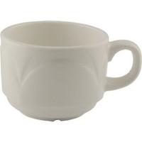 Steelite Manhattan Bianco Stacking Cup - 7.5oz. Box quantity 36.