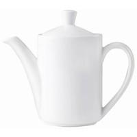 steelite v7435 monaco vogue coffee pot white pack of 6