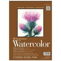 Strathmore : 400 Watercolour 12X18 Inch Cold Press Spiral Top 12 Sheet Pad