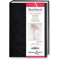 Stillman & Birn : Alpha Sketchbook 5.5 x 8.5in Hardbound 150gsm - White Vellum