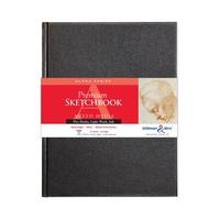 Stillman & Birn : Alpha Sketchbook 8.25 x 11.75in (A4) Hardbound 150gsm - Natural White Vellum