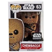 star wars flocked chewbacca pop figure smugglers bounty resistance