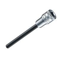 Stahlwille STW204904 3/8-Inch Drive 4 mm Extra Long In-Hex Socket - Silver