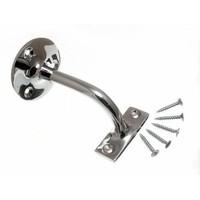 Stair Hand Rail Bracket Chrome Plated Brass 3 Inch with Screws ( pack of 48 )