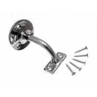 Stair Hand Rail Bracket Chrome Plated Brass 2 1/2 Inch with Screws ( pack of 20 )