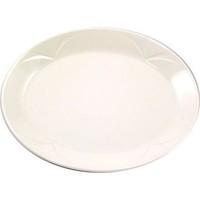 Steelite V8250 Manhattan Bianco Oval Plate, White (Pack of 12)