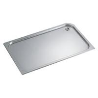 Stainless Steel Gastronorm Spill Proof Lid - 1/3 one third size.