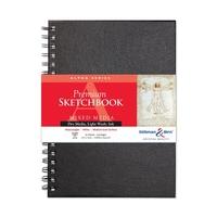 Stillman & Birn : Alpha Sketchbook 10 x 7in Wirebound 150gsm - Natural White Vellum