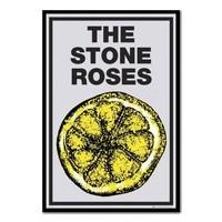 Stone Roses Lemon Poster Black Framed - 96.5 x 66 cms (Approx 38 x 26 inches)