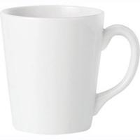 steelite simplicity white coffeehouse mug capacity 2625cl 925oz box qu ...