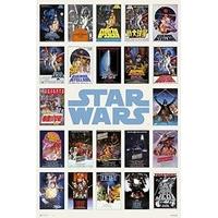 Star Wars Worldwide One Sheet Compilation Poster Print (60.96 x 91.44 cm)